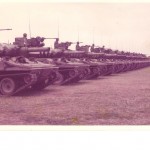 M551's of the 4/68th Armor. Practicing for a Divison Pass in Review at Fort Bragg 1976.